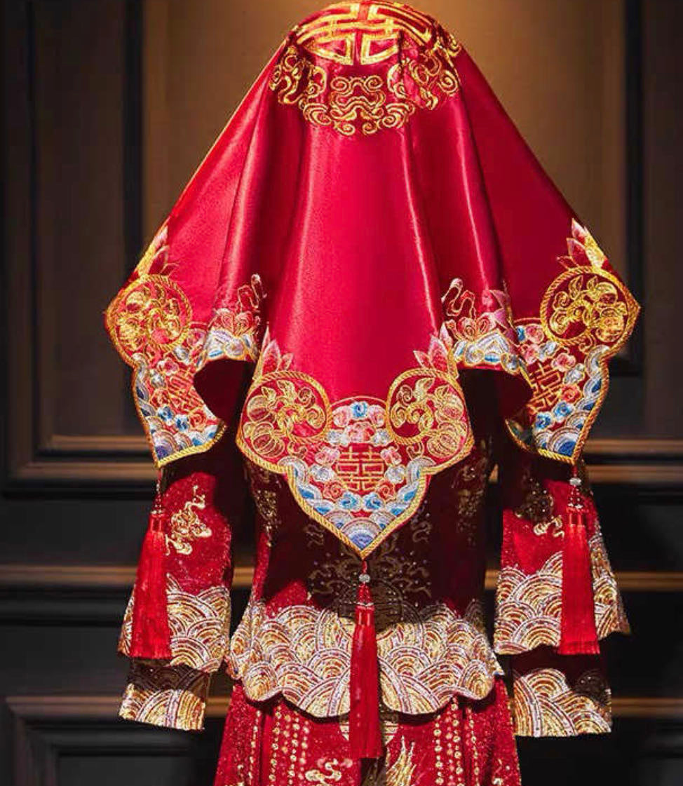 Madam Shanghai Chinese Wedding Veil | Chinese Wedding Accessories
