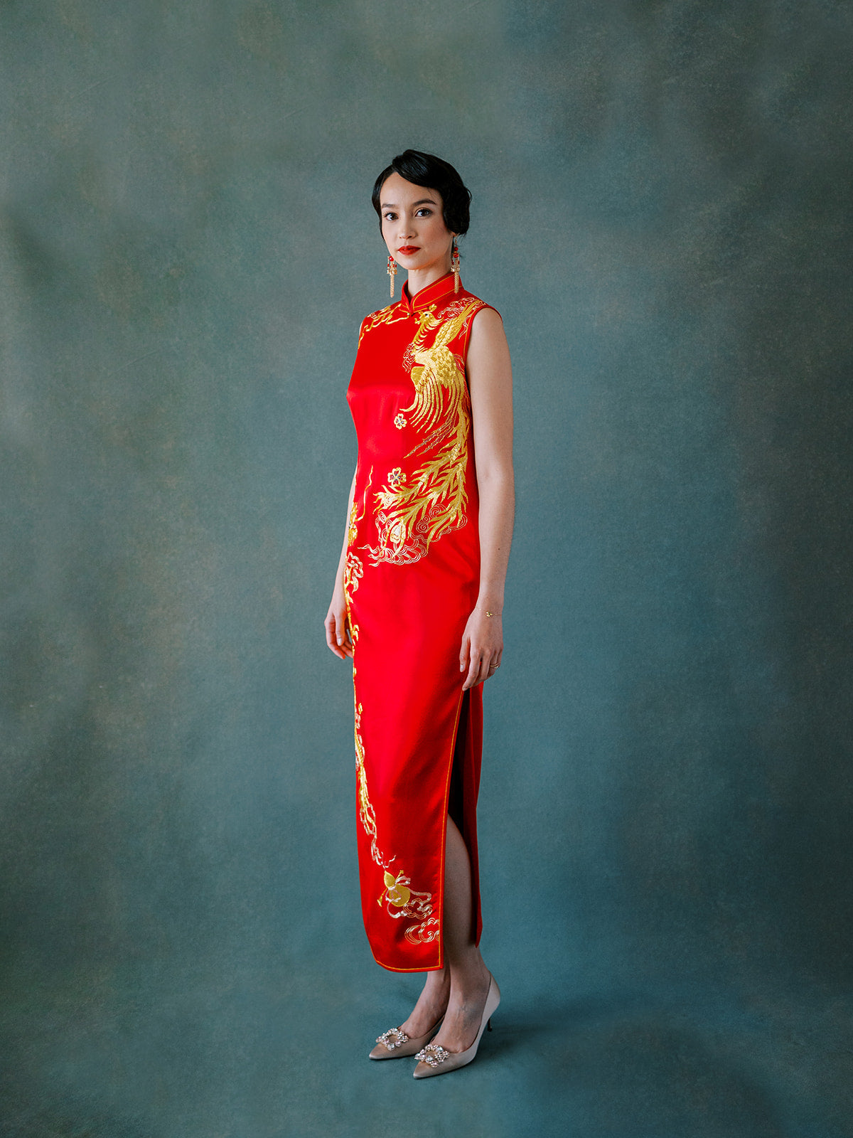 Goldword II Wedding Cheongsam  Red Chinese Wedding Dress – Madam