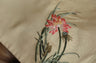 Madam Shanghai Vintage Ivory Lotus Embroidery Pocket Square For Men | Wedding Accessories