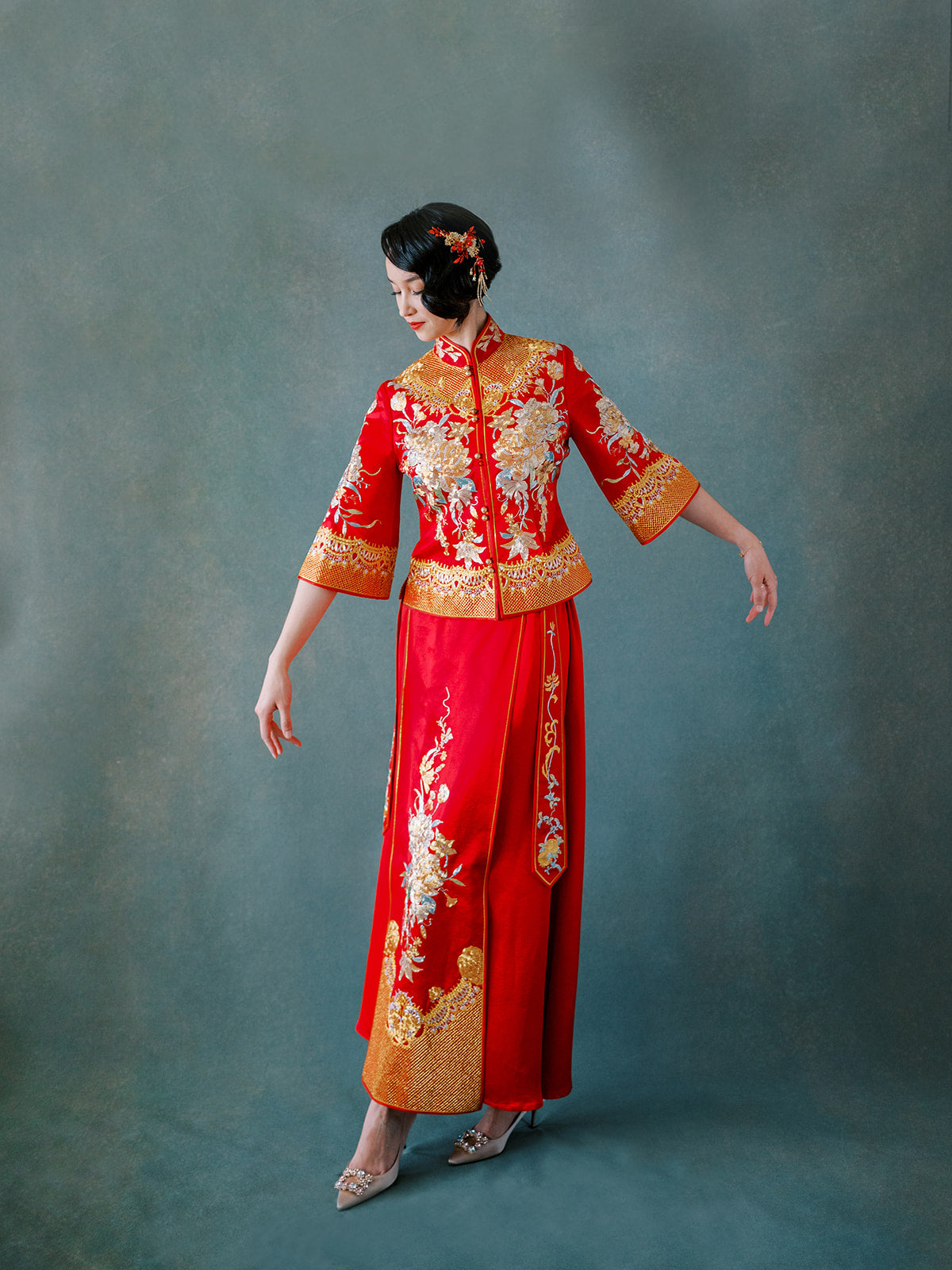 Chinese Modern Wedding Dress | Xiu He Suit – Madam Shanghai